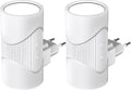 Lot de 2 Veilleuses LED sur Prise – 3 Couleurs & Capteur de Lumière
