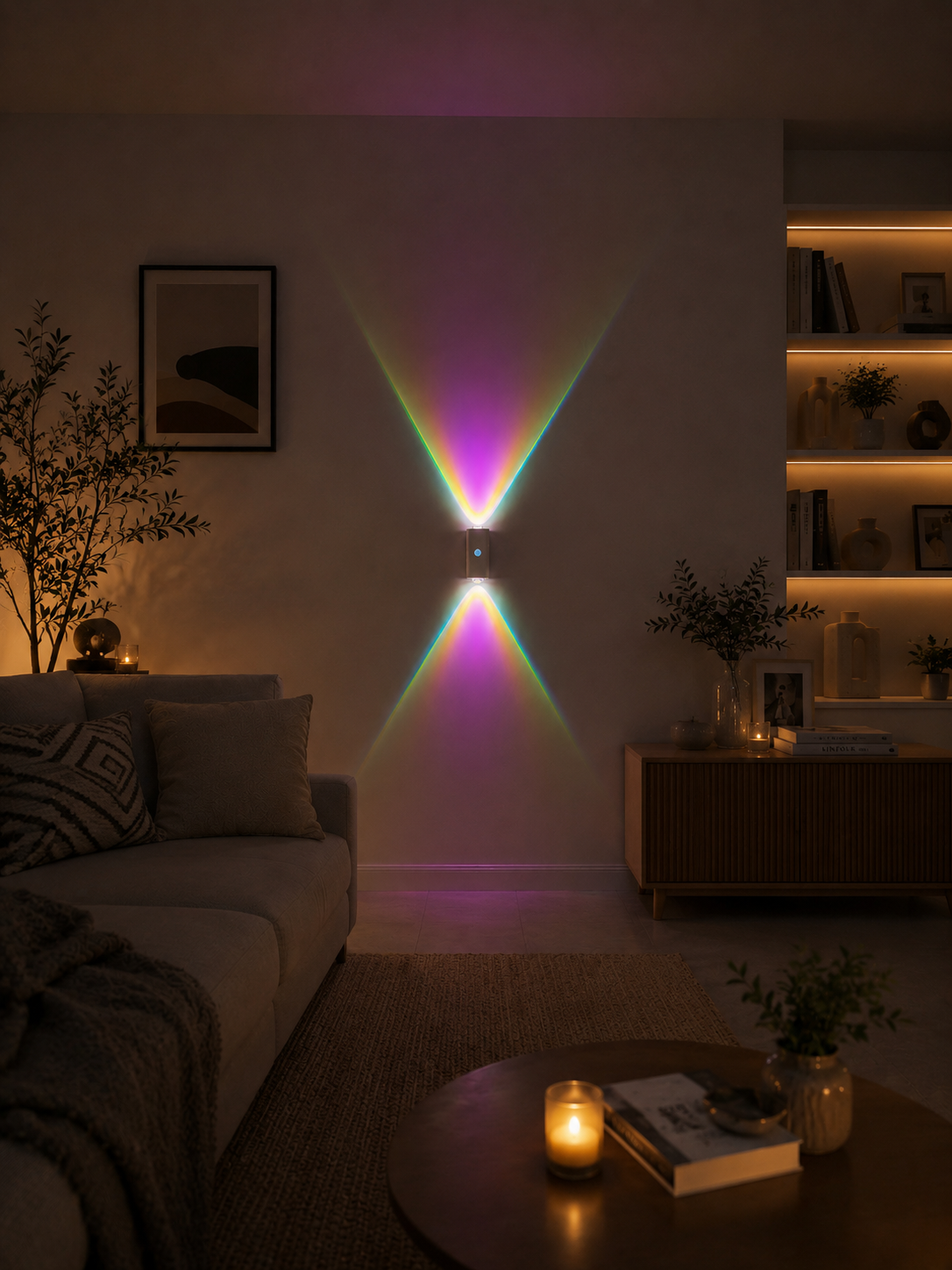 veilleuse détecteur de mouvement a rgb